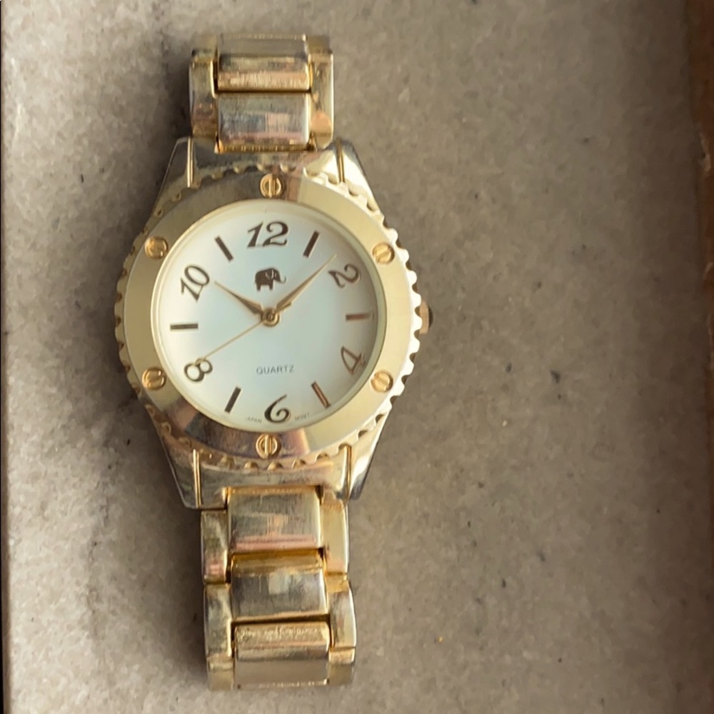 Francesca’s Collections gold elephant watch